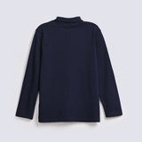 GIRLS RIBBED HIGH NECK