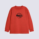 BOYS RIB DETAIL FULL SLEEVE TEE