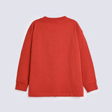 BOYS RIB DETAIL FULL SLEEVE TEE