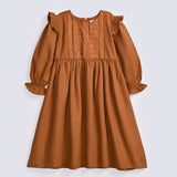 GIRLS EMBROIDERED LONG DRESS