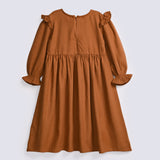 GIRLS EMBROIDERED LONG DRESS
