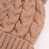 GIRLS CABLE KNIT WARM CAP