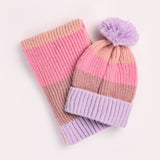 GIRLS STRIPED WARM SET