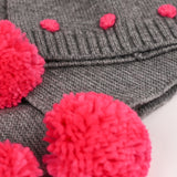 GIRLS POM POM WARM SET