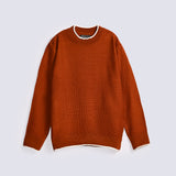 BOYS CONTRAST PIPING SWEATER