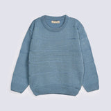 BOYS EMBOSSED STRIPE SWEATER