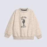 BOYS DROP SHOULDER NAP YARN SWEATSHIRT