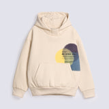 BOYS DROP SHOULDER PRINTED HOODED TOP