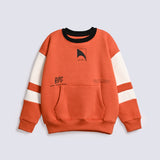 BOYS CONTRAST PANEL SWEATSHIRT