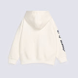 BOYS PRINTED ZIPPED HOODED TOP