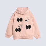 GIRLS MINNIE EMBELLISHED HOODED TOP