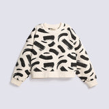 GIRLS BOXY PRINTED SWEATSHIRT