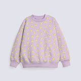 GIRLS DROP SHOULDER PRINTED SWEATSHIRT