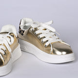 GIRLS METALLIC SNEAKERS