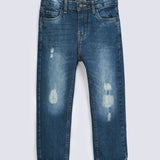 BOYS RIPPED DENIM