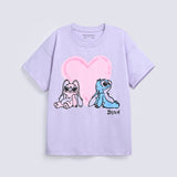 GIRLS LILO & STITCH PRINTED T SHIRT