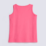 GIRLS DIAMANTES RIBBED TANK TOP