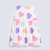 GIRLS BASIC PRINTED DRESS
