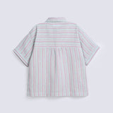 GIRLS STRIPERED BOXY TOP