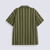 BOYS DROP SHOULDER JACQUARD RESORT COLLAR SHIRT