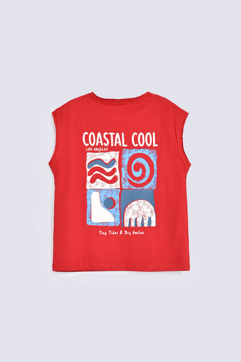 BOYS DROP SHOULDER TANK TOP