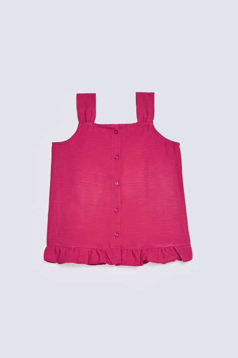 GIRLS SLEEVELESS VEST TOP