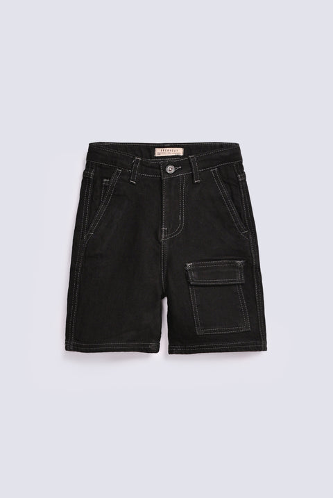 BOYS CARGO DENIM SHORTS