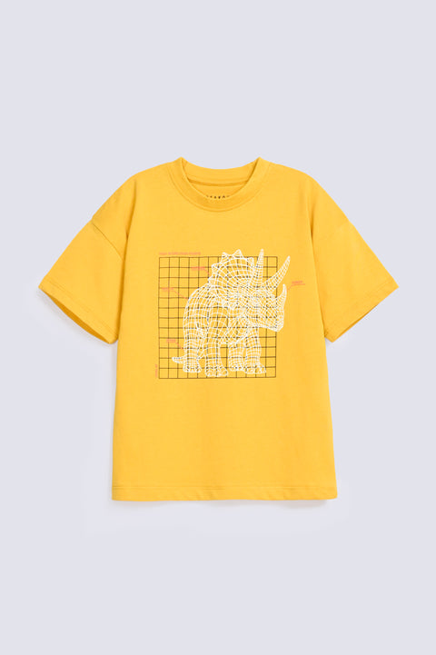 BOYS TRICERATOPS TEE