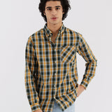 BUTTON DOWN CHECK SHIRT