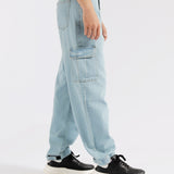 BAGGY FIT CARGO DENIM