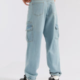 BAGGY FIT CARGO DENIM