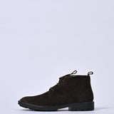 SUEDE LACE-UP BOOTS