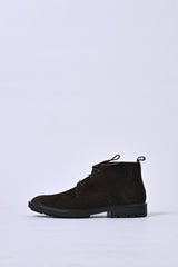 SUEDE LACE-UP BOOTS