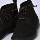 SUEDE LACE-UP BOOTS