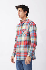 BUTTON DOWN OXFORD CHECK SHIRT