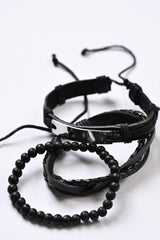 SOLID CASUAL LEATHER BRACELET