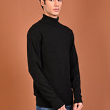 CASHMERE FEEL HIGH NECK SWEATER