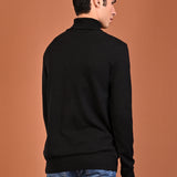 CASHMERE FEEL HIGH NECK SWEATER