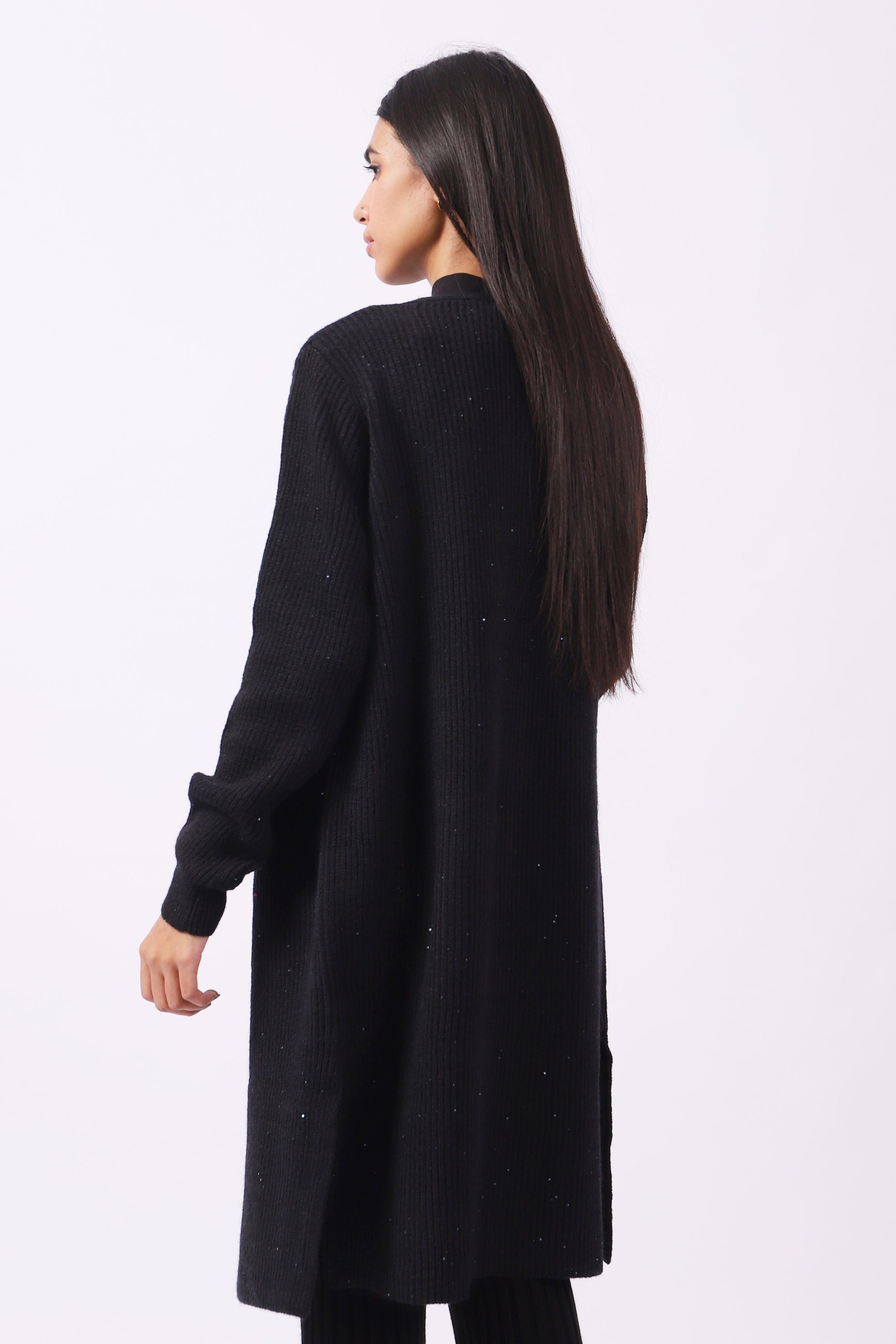 FRONT OPEN SEQUENCE KNIT CARDIGAN