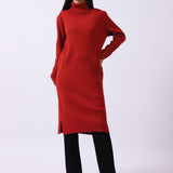 TURTLENECK SWEATER DRESS