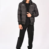 HOODED PUFFER JACKET