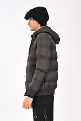 HOODED PUFFER JACKET