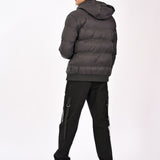 HOODED PUFFER JACKET