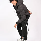 HOODED PUFFER JACKET