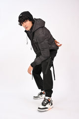 HOODED PUFFER JACKET