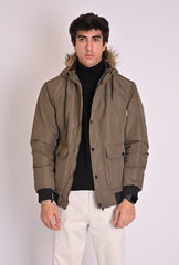 PUFFER JACKET WITH HOOD