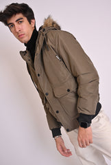 PUFFER JACKET WITH HOOD