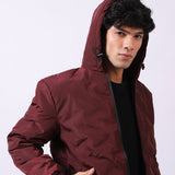 PUFFER HOODED JACKET