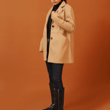 COAT WITH WAIST CUTLINE DETAIL