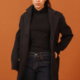 COAT WITH WAIST CUTLINE DETAIL